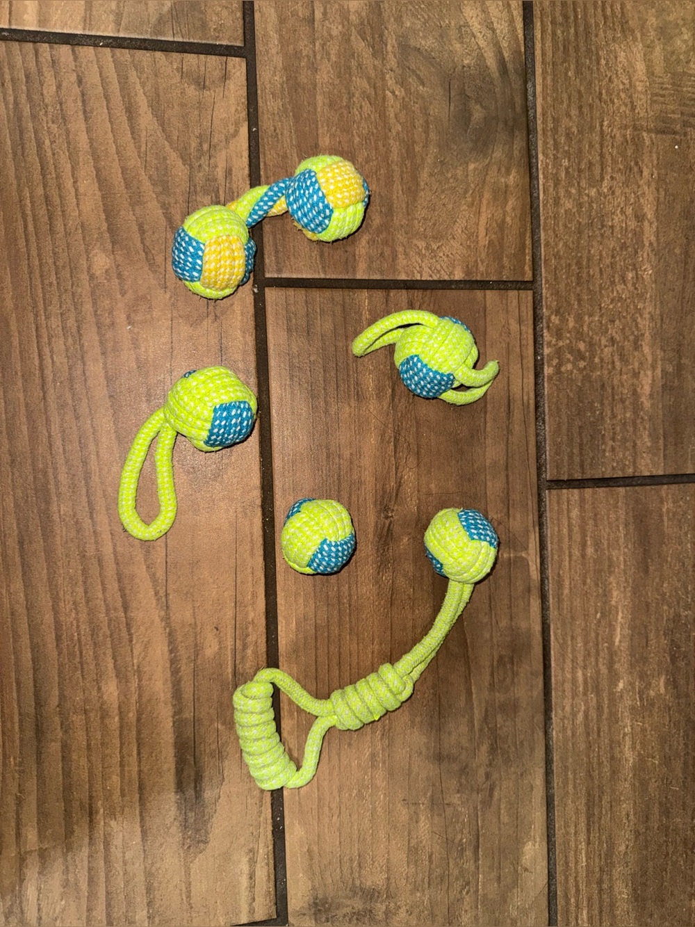 Pet chew cotton puppy rope ball toys